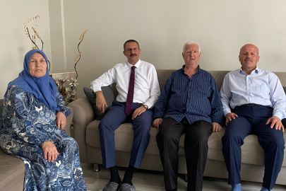 Kaymakam Özderin'den, Hac Farizasını Tamamlayan Vatandaşlara Ziyaret