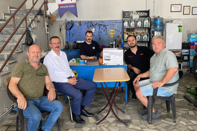 Kaymakam Özderin, Pınarhisar Yeni Sanayi Sitesi Esnafını Ziyaret Etti