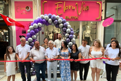 Keşan’da Ebru Via Butik Açıldı