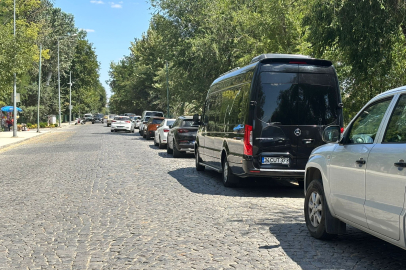 Edirne’nin Lozan Caddesi’nde Otopark Kargaşası
