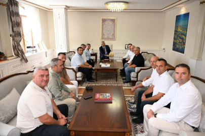 Edirne Valisi Sezer, Oda Başkanları ve Çeltik Üreticilerini Kabul Etti