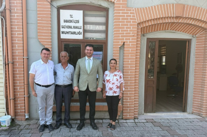 Babaeski Belediye Başkanı Fırat Yayla’dan Muhtar Ziyareti