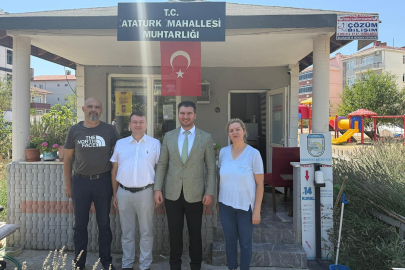 Başkan Fırat Yayla’dan Atatürk Mahallesi Muhtarı’na Ziyaret