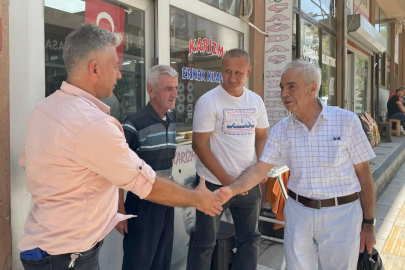 Başkan Özcan, Esnafı Ziyaret Etti