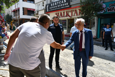 İsmet İnönü Caddesi’nde Çalışmalar Tüm Hızıyla Devam Ediyor