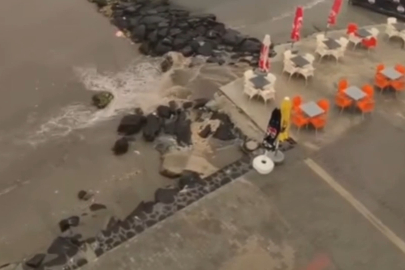 Tekirdağ’da Sağanak Yağış Sokakları Dereye Çevirdi