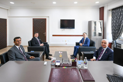 Vali Turan’dan Ağır Ceza Mahkemesi Başkanı Karababa’ya Ziyaret