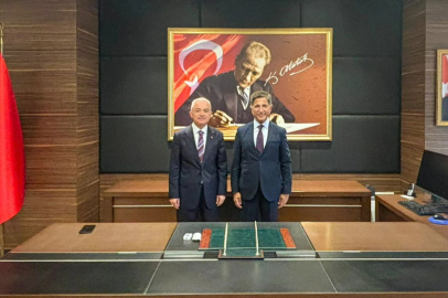 Vali Turan’dan Kaymakam Erten’e Hayırlı Olsun Ziyareti