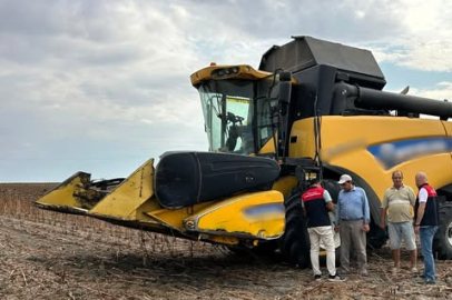 Babaeski’de Biçerdöver Kontrolleri ve Ayçiçeği Hasadı Denetim Altında