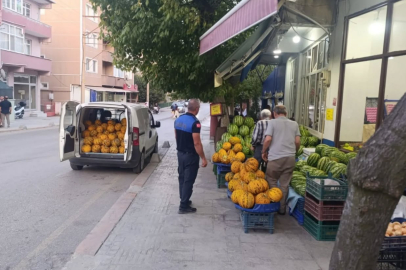 Keşan’da Kaldırım İşgallerine Karşı Denetimler Sürüyor