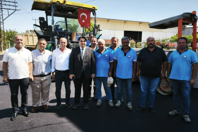 İpsala’nın Köy Yollarında Asfaltlama Çalışmaları Yapılıyor