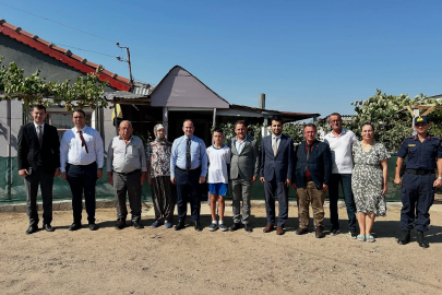 Meriç Kaymakamı Güvenç’ten Şehit Ailesi ve Gaziye Ziyaret