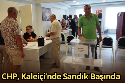 CHP, Kaleiçi’nde Sandık Başında