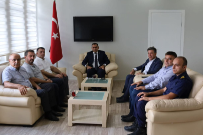 İkitelli Çakıllı Sanayi Sitesi Yönetimi Kaymakam Balaban’ı Ziyaret Etti