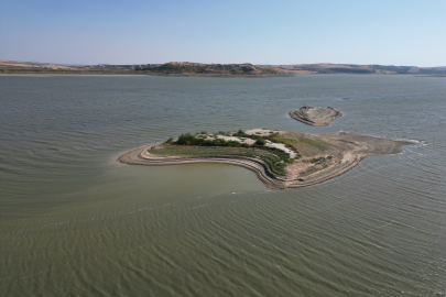 Tekirdağ'daki Karaiğdemir Barajı'nın Doluluk Oranı Kuraklık Nedeniyle Düştü