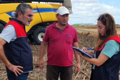 Lüleburgaz’da Biçerdöver Kontrolleri ve Ayçiçeği Hasadı Sürüyor