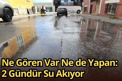Ne Gören Var Ne de Yapan: 2 Gündür Su Akıyor