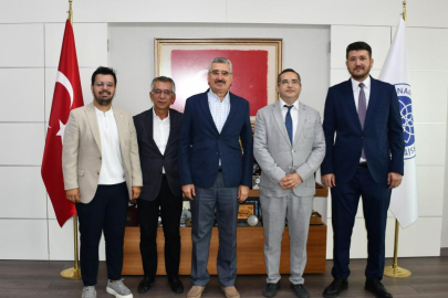 NKÜ Rektörü Şahin'e Ziyaret
