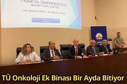 TÜ Onkoloji Ek Binası Bir Ayda Bitiyor