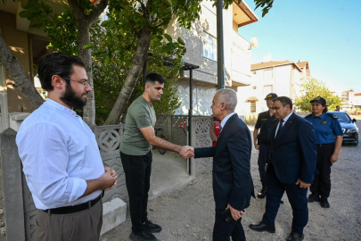 Vali Turan’dan Tosun Ailesine Taziye Ziyareti