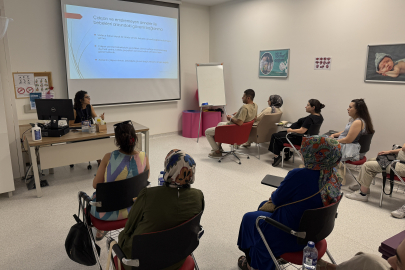 Tekirdağ'da Anne Adayları Doğuma Gebe Okulu'nda Hazırlanıyor