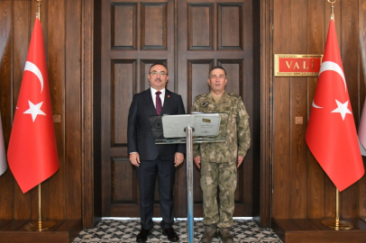 Tuğgeneral Uğurlu’dan Vali Soytürk’e Veda Ziyareti