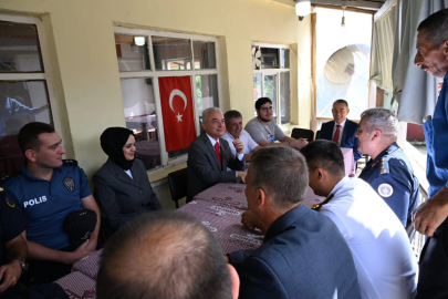 Vali Turan Boztaş Köyü’nü Ziyaret Etti