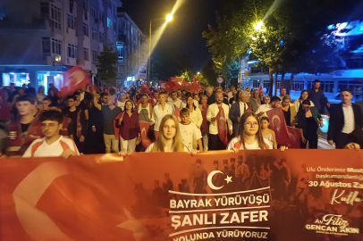 Edirne'de 30 Ağustos Fener Alayı Coşkusu