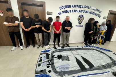 Tekirdağ'da 15 Düzensiz Göçmen Yakalandı