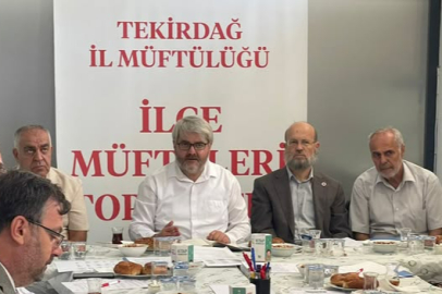 Tekirdağ’da Ağustos Ayı İlçe Müftüleri Toplantısı Gerçekleşti