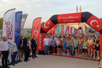 Uluslararası Edirne Maratonu'nda Start Verildi