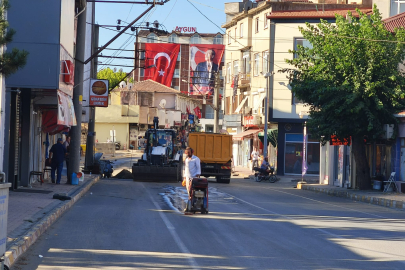 ‎Havsa’da Doğal Gaz Çalışmaları 23 Kasım Caddesi’nde Sürüyor