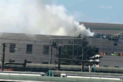 Kapıkule Gar Binası'nda Yangın Paniği