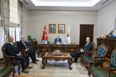 Vali Turan, Sanko Holding Yöneticilerini Ağırladı