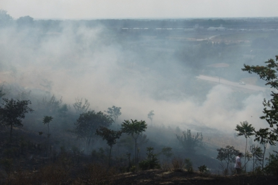 Edirne’deki Yangın Paniğe Yol Açtı