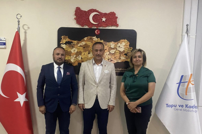Atlı’dan Tapu ve Kadastro 14. Bölge Müdürü Hayrullah Akdemir'e Ziyaret