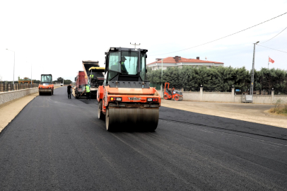 Çerkezköy’de Sıcak Asfalt Çalışmaları Devam Ediyor