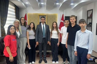 Kaymakam Sevgili’den Fen Lisesini Kazanan Öğrencilere Tebrik