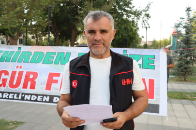 Tekirdağ ve Kırklareli'nde Küresel Sumud Filosu'na Destek