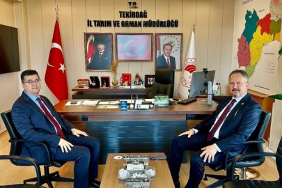 Özcan’dan İl Tarım ve Orman Müdürlüğü’ne Ziyaret