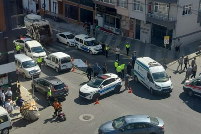 Tekirdağ'da Çöp Kamyonunun Çarptığı Yaşlı Adam Hayatını Kaybetti