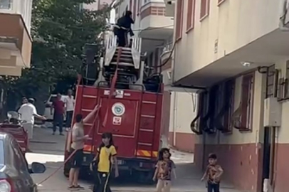 Çamaşır Makinesinden Çıkan Yangına İtfaiye Müdahale Etti