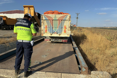 Edirne'de Taşıma Sınırını Aşan Kamyon Sürücüsüne 59 Bin 199 Lira Ceza
