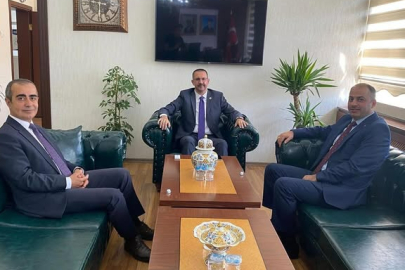 SGK ve İŞKUR İl Müdürlerinden Kaymakam Özderin’e Hayırlı Olsun Ziyareti