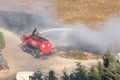 Çocukların Çıkardığı Yangını İtfaiye Söndürdü