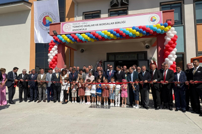 TOBB Başkanı Hisarcıklıoğlu Tekirdağ'da Okul Açılışına Katıldı