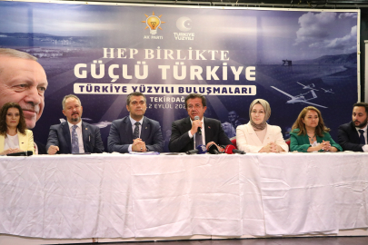 AK Parti Genel Başkan Yardımcısı Zeybekci, Tekirdağ'da Konuştu