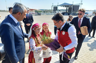 Bakan Yumaklı, İpsala Çeltik Festivali ve Tarım Fuarında