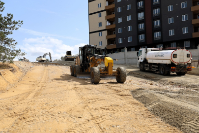 Çerkezköy’de Stabilize Yol Çalışmaları Devam Ediyor