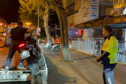 Çorlu'da Abart Egzozla Gezen Motosikletli Alkollü Çıktı